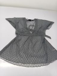 New York & Company Women's Sheer Polka Dot Kimono/..