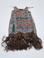 Carraig Donn Bohemian Print Dress with Fringe