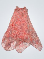 My Michelle Coral Floral Sequin Dress