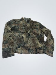Women's Printed Button-Up Jacket
