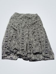 Saia midi estampada Vanity Fair
