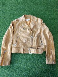 Michael Kors Tan Leather Jacket