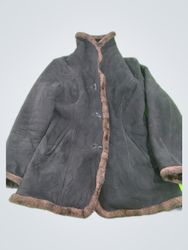 Jones New York Fur Trim Coat