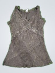 Débardeur à dentelle