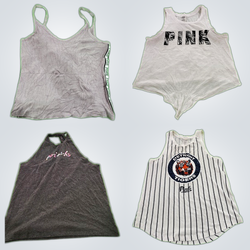 Y2K Pink Tank tops