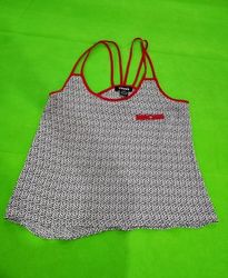 SWON Graphic Strappy Tank Top