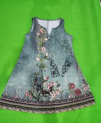 Robe sans manches florale