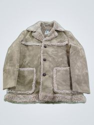Fingherhum Fashions Suede Jacket with Shearling Co..