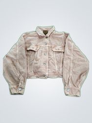 American Eagle Cropped Denim Jacket