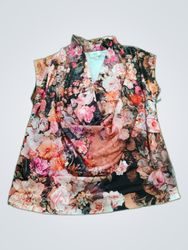 eci NEW YORK Floral Sleeveless Top
