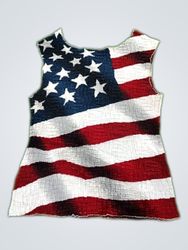 American Flag Sleeveless Top