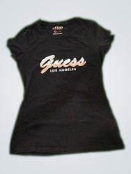 Guess Black Printed T-Shirt