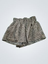 Leopard Print Mini Shorts