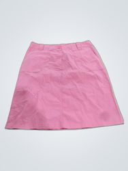 Talbots Pink Cotton Spandex Mini Skirt