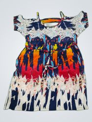 Charlie Jade Multicolor Off-Shoulder Mini Dress