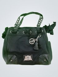 Juicy Couture Black Nylon Tote Bag