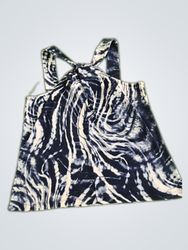 CLARA SUN WOO Women's Tie Dye Halter Top
