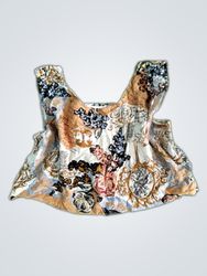 miss chief of california floral print top