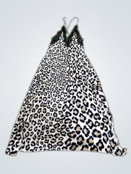 Victoria's Secret Leopard Print Slip Dress with Bl..