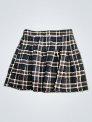 Hollister Plaid Pleated Mini Skirt