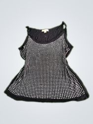Michael Kors Black Embellished Camisole Top