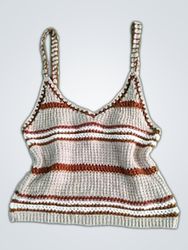 American Eagle Striped Knit Camisole Top