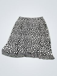 Miss Sixty Black and White Polka Dot Skirt