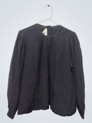 Laura & Jayne Collection Black Silk Blouse