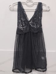 Black Lace Babydoll