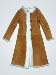 Brown Fur-Trimmed Coat