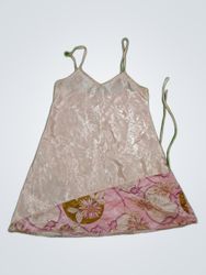 Pink Satin Chemise