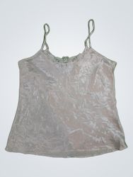 White Lace Trim Camisole