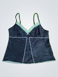 Victoria's Secret Black Lace Trim Camisole