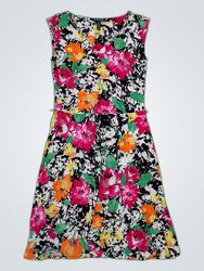 Ralph Lauren Floral Print Sleeveless Mini Dress