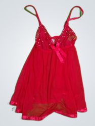 Red Lace Slip Dress