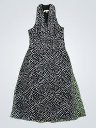 Evan Picone Printed Wrap Blouse