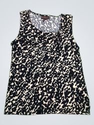 Dana Buchman Signature Animal Print Tank Top