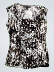 Style & Co. Sleeveless Printed Blouse