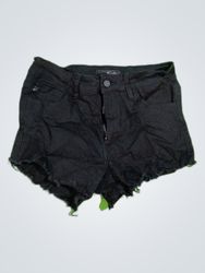 Black Denim Shorts