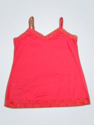 Guess Red Lace Trim Camisole