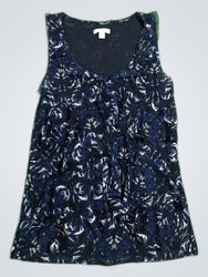 New York & Company Printed Sleeveless Blouse
