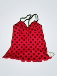 Red Polka Dot Mini Dress