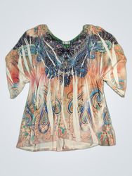 One Was Printed Blouse