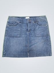 White House Black Market Denim Mini Skirt