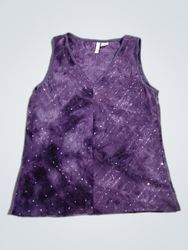 Scotch + Soda Purple Sequined Tank Top