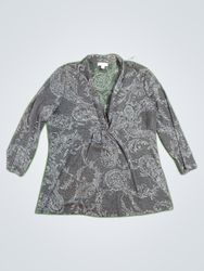 Charter Club Printed Wrap Blouse