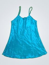 Blue Satin Camisole