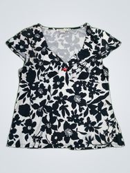 Linea Donatella Floral Printed Blouse