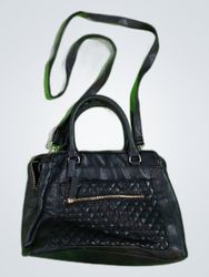 Black Leather Handbag
