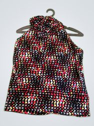 Guess Printed Polka Dot Halter Top